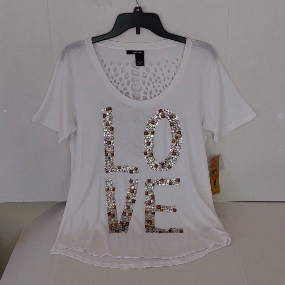 DKNY jeans tee SZ M NWT
